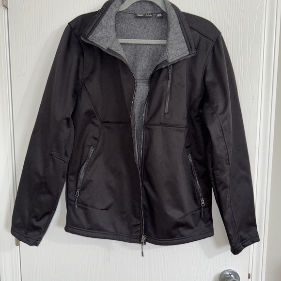 Mens Swiss Tech Performance Gear Black Softshell Jacket Size Small - Picture 1 of 4